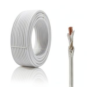 14 Gauge High Temperature Wire 16.4Ft, -76-932 ℉ 14 AWG Mica Fiberglass Electronic Copper Wire Insulated Heat Resistant High Temp Electronical Flexible Cable for Lamp Boiler Heater Kiln-0