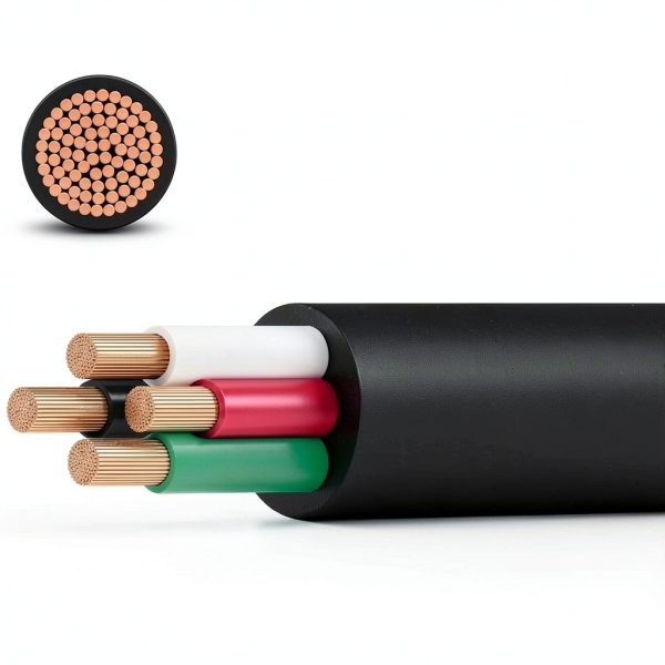 6ft 6/4 AWG SOOW Wire 6 Gauge 4-Conductor Cable by NINGBO LINSHENG-2