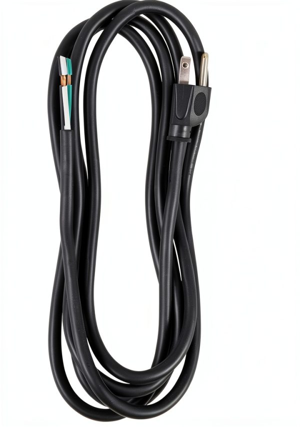 3-Wire Appliance Power Tool Cord 9 ft 16 AWG Black Bergen Industries-1