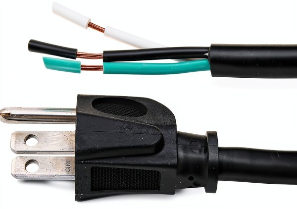 3-Wire Appliance Power Tool Cord 9 ft 16 AWG Black Bergen Industries-3