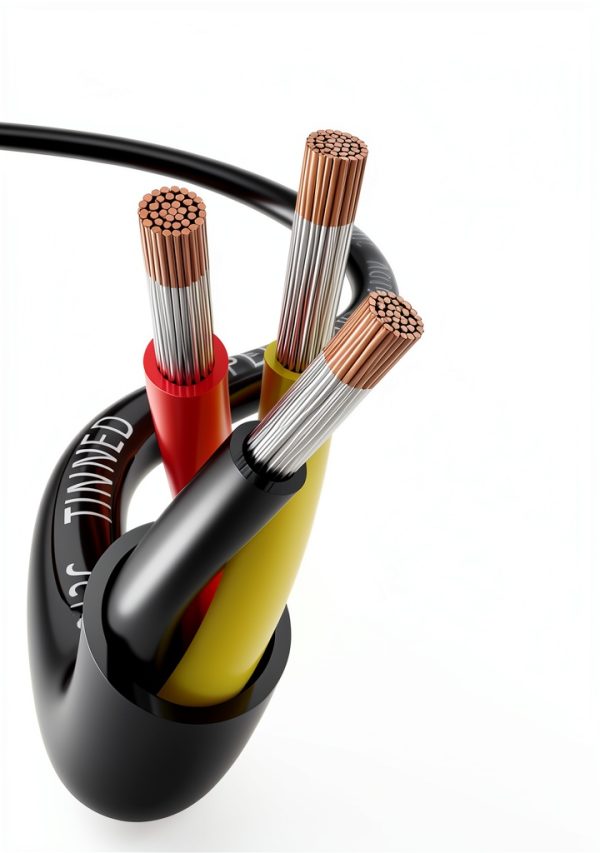18 Gauge Wire 3C 18 AWG Tinned Copper PVC Cable IP68 30FT CONEPY-1
