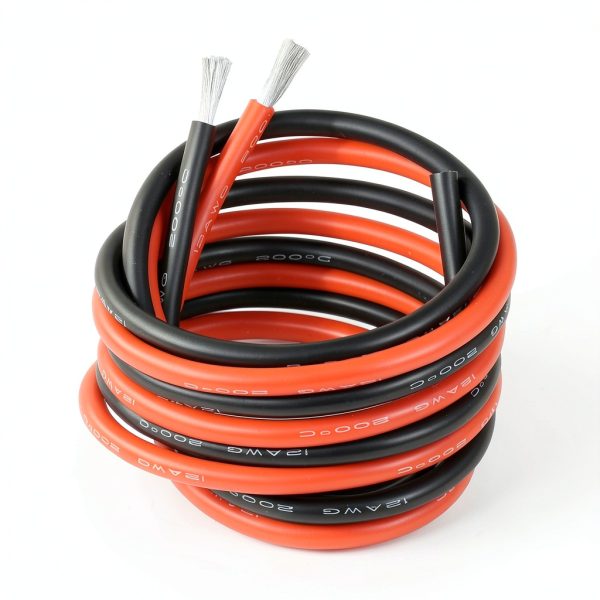 BNTECHGO 12 Gauge Silicone Wire 10 ft red and 10 ft Black Flexible 12 AWG Stranded Tinned Copper Wire-0