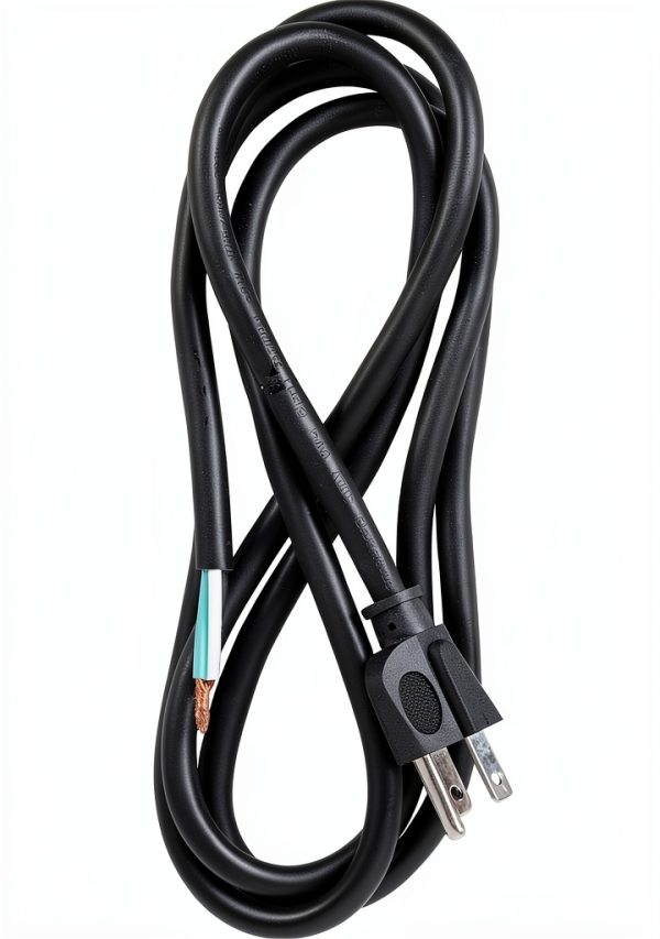 3-Wire Appliance Power Tool Cord 9 ft 16 AWG Black Bergen Industries-0