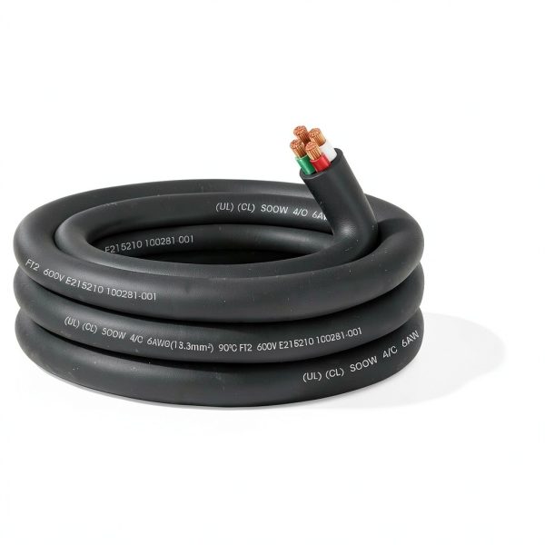 6ft 6/4 AWG SOOW Wire 6 Gauge 4-Conductor Cable by NINGBO LINSHENG-7