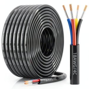 18 Gauge Wire 4-Conductor 18AWG Copper Cable IP68 30FT CONEPY-0