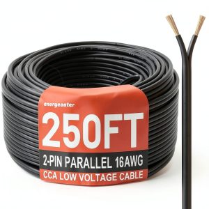 Energeaster 16 Gauge Low Voltage Landscape Wire 2-Conductor 250FT CCA-0